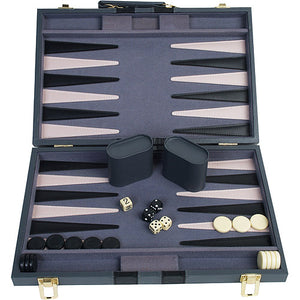 Classic Games Collection 15" Attache Backgammon Set